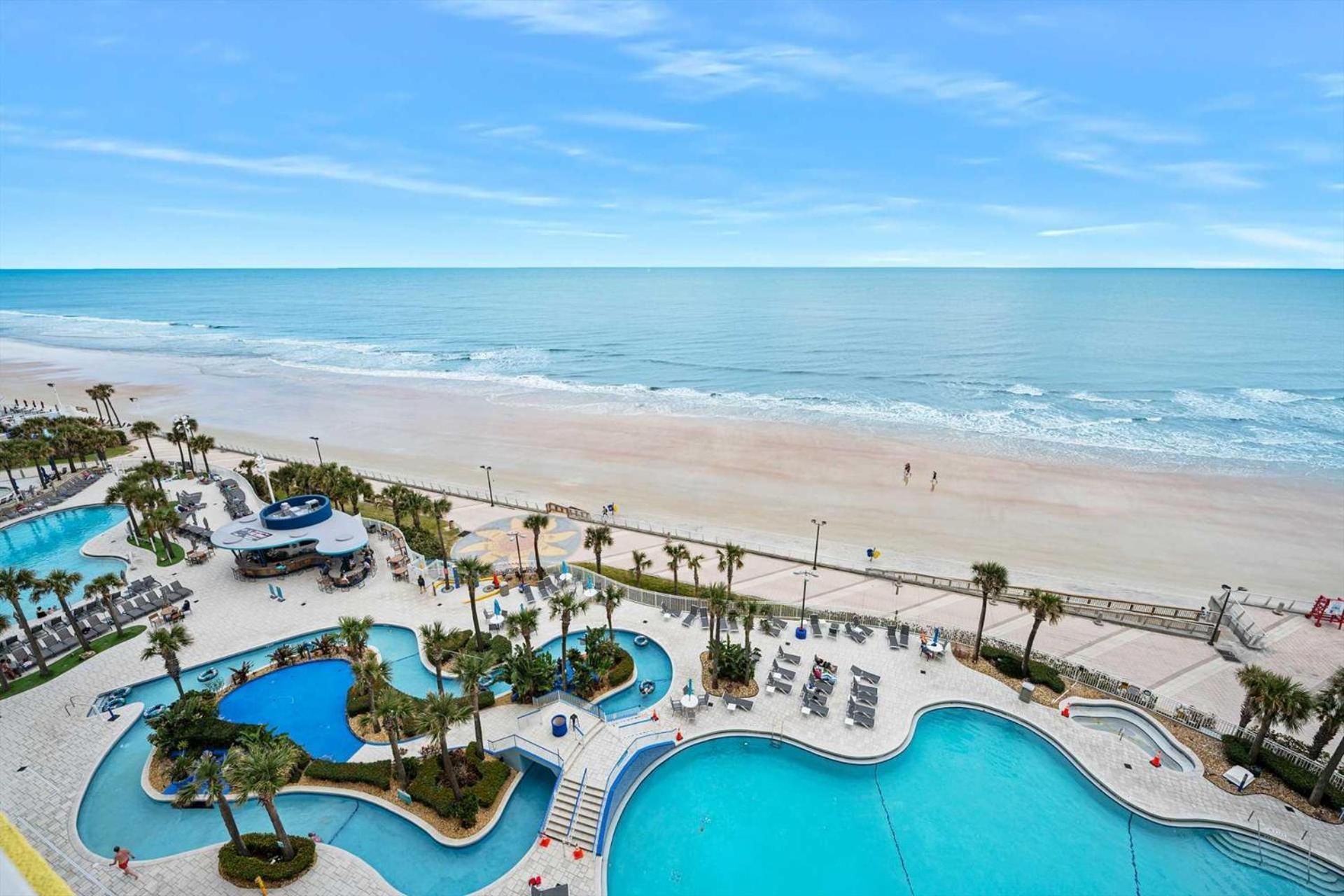 Luxury 10th Floor 1 Bedroom Direct Oceanfront Wyndham Ocean Walk Daytona | 1006 Daytona Beach