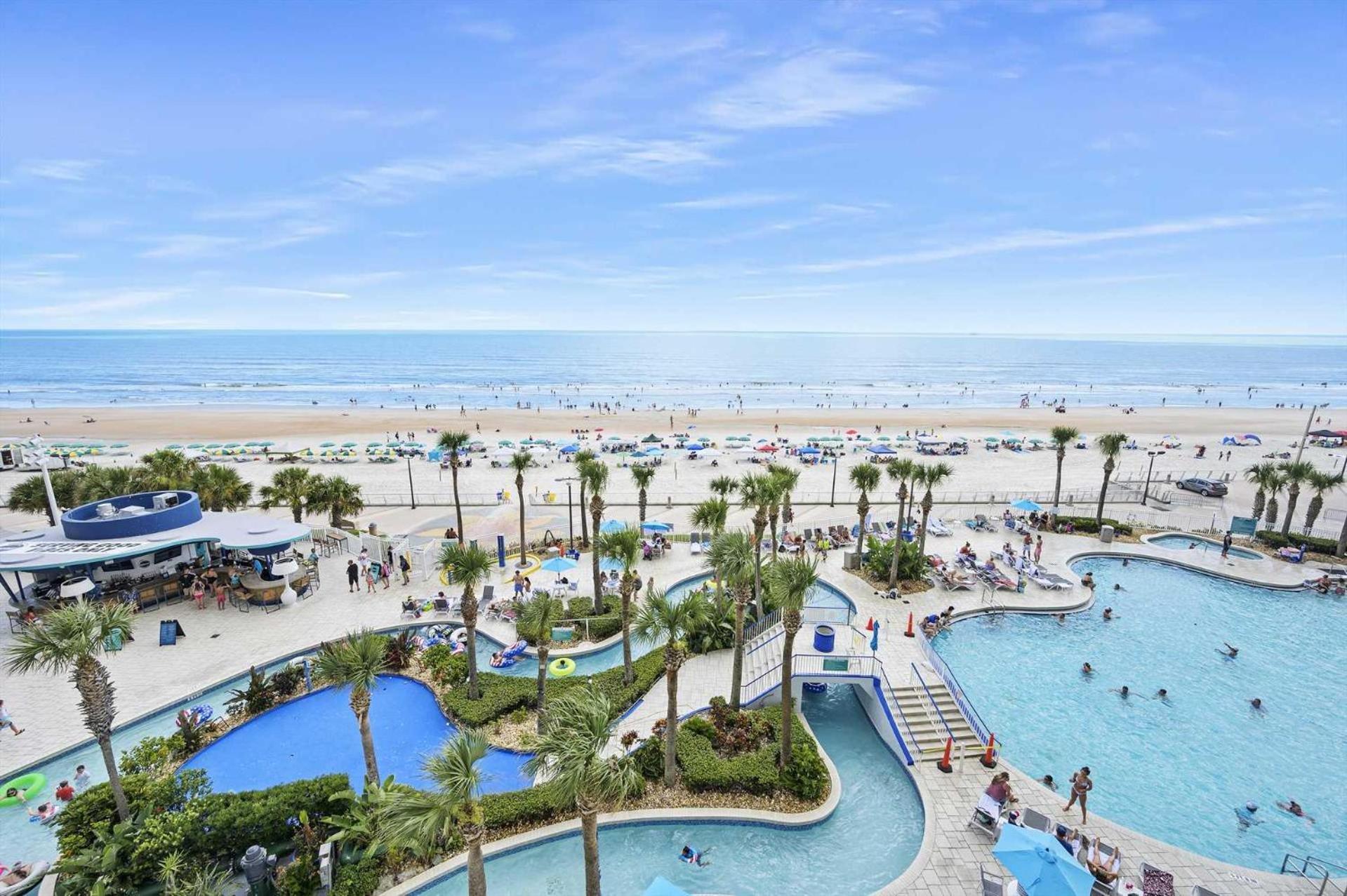 Ferienhaus Luxury 10th Floor 1 Bedroom Direct Oceanfront Wyndham Ocean Walk Daytona | 1006 Daytona Beach