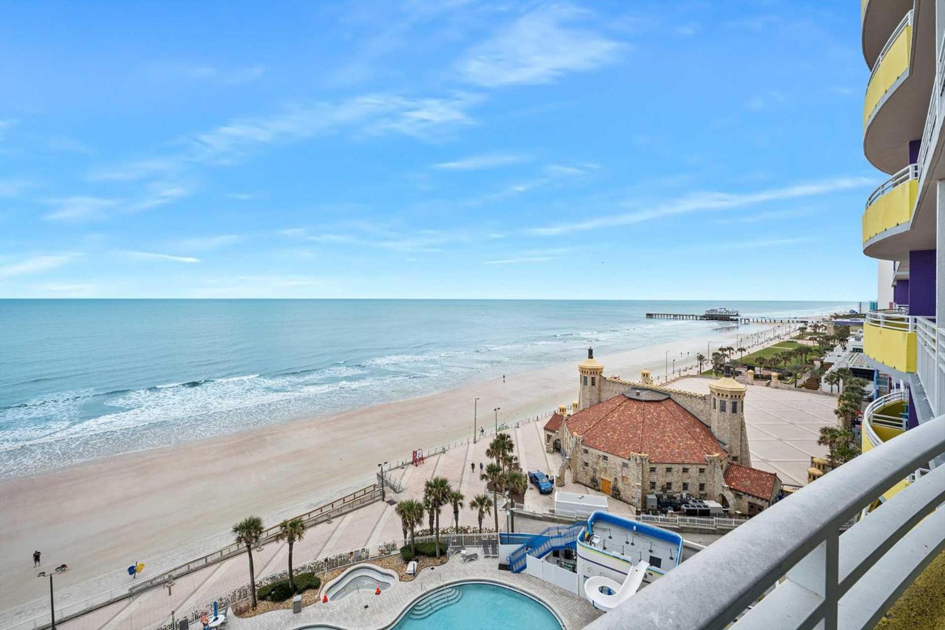 Luxury 10th Floor 1 Bedroom Direct Oceanfront Wyndham Ocean Walk Daytona | 1006 * Daytona Beach